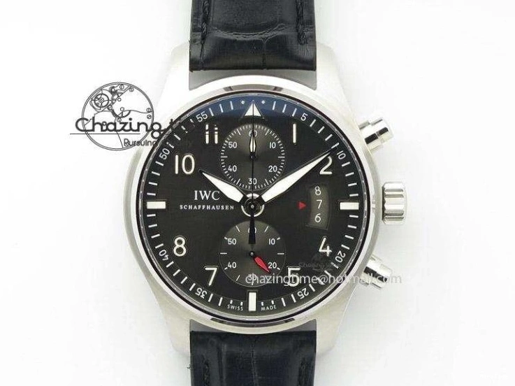 MIROTIME 1228 Portofino Automatic SS FKF 1:1 Best Edition White Dial RG Markers on Black Leather Strap A Stretchable 7141
